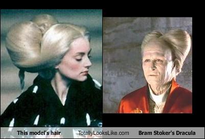 This Model's Hair Totally Looks Like Bram Stoker's Dracula