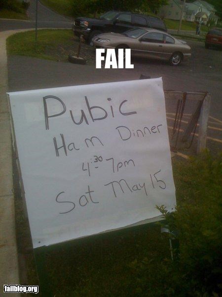 Ham Dinner FAIL