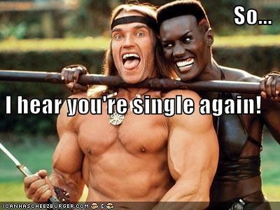 So... I hear you're single again!