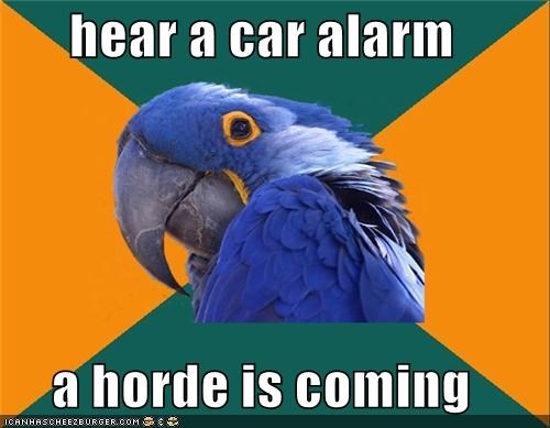 Paranoid Parrot: Hear Trombones? TANK