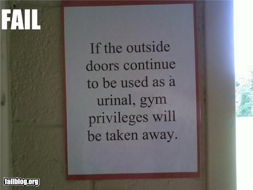 Door Urinals FAIL