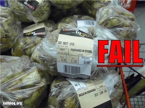 Food Warning FAIL