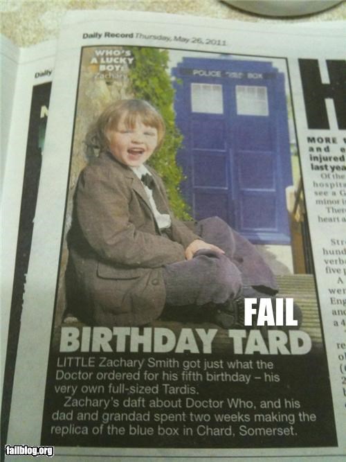 TARDIS Spelling FAIL