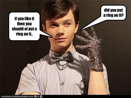 did you put a ring on it?