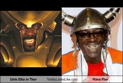 Idris Elba in "Thor" Totally Looks Like Flava Flav