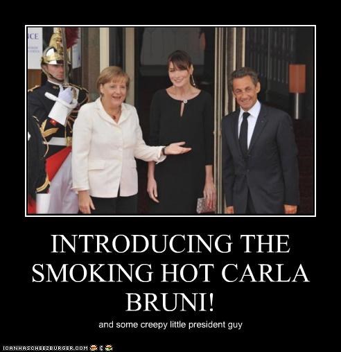 INTRODUCING THE SMOKING HOT CARLA BRUNI!