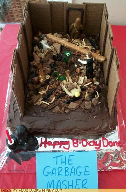 Star Wars Garbage Masher Cake