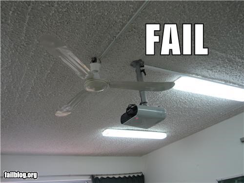 Projector Location FAIL
