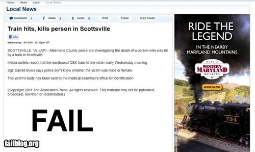 Ad Placement FAIL