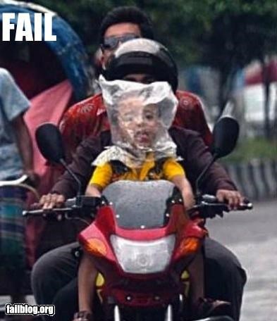 CLASSIC: Baby Helmet FAIL