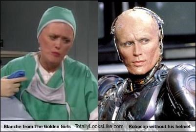 Blanche From "The Golden Girls" Totally Looks Like RoboCop Without His Helmet