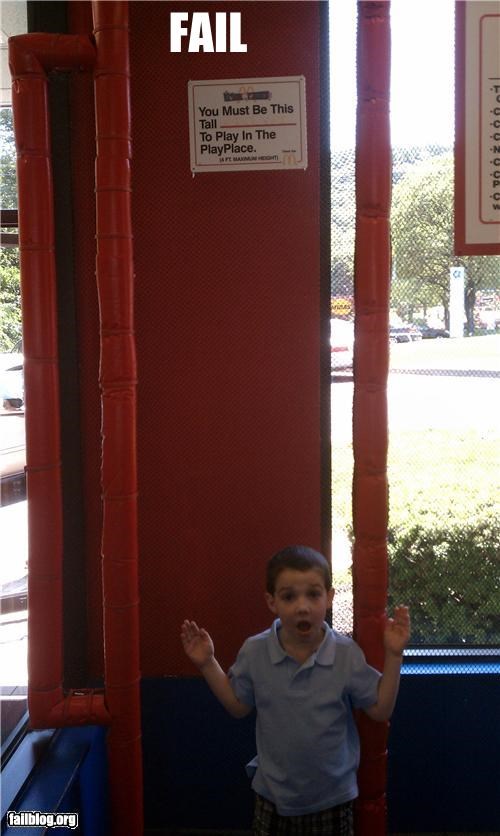 Height Restriction FAIL
