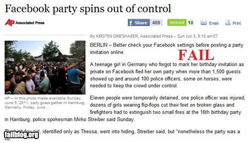 Probably Bad News: Private Party FAIL