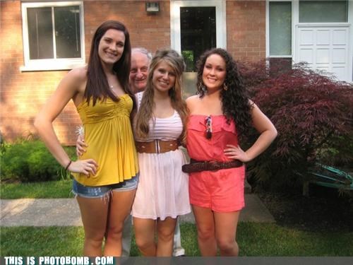 Hey Ladies, Why Don't You Come on Inside and Sit on Grandpa's Lap