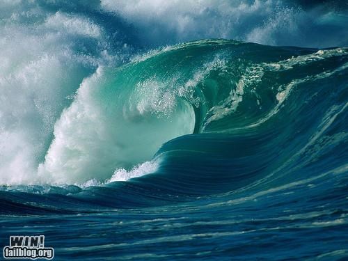 Mother Nature FTW: Awesome Wave WIN