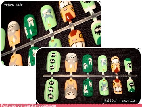 Totoro Nails