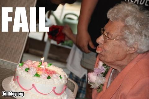 Candle Blowing FAIL