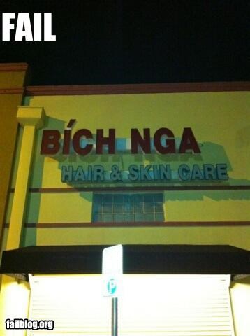 Salon Name FAIL