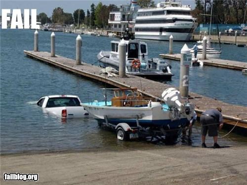 CLASSIC: Using the Boat Ramp FAIL