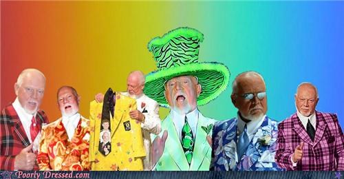 Sports Edition: Don Cherry Has Tasted the Rainbow