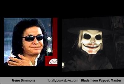 Gene Simmons Totally Looks Like Blade from "Puppet Master"
