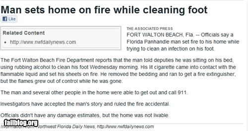 Probably Bad News: The Case of the Flaming Funghi