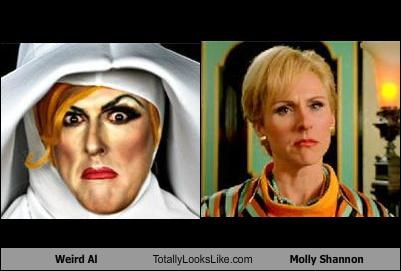 "Weird Al" Yankovic Totally Looks Like Molly Shannon
