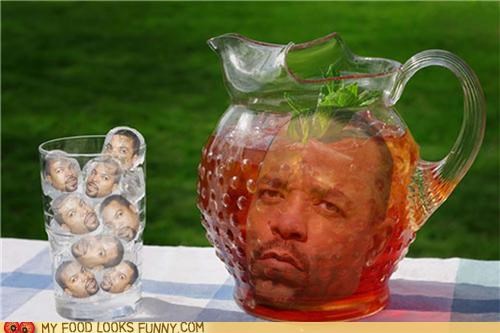 Ice Tea With Ice Cubes