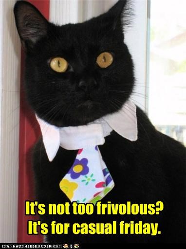 It's not too frivolous?  It's for casual friday.