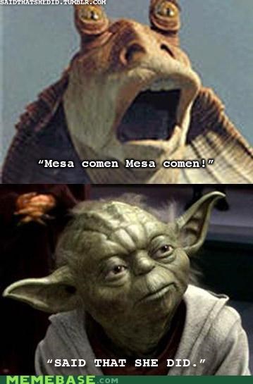 Yoda Watches 'The Office'