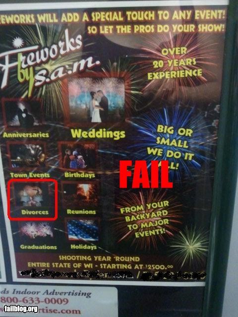 Cause For Celebration FAIL