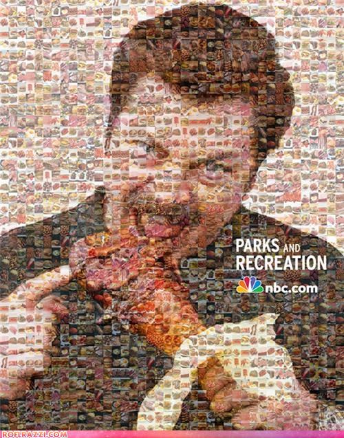 The Ron Swanson Food Mosaic