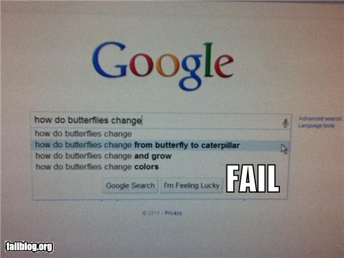 Autocomplete Me: How Do Butterflies Change...