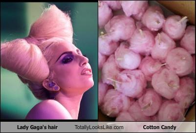 Lady Gaga's Hair Totally Looks Like Cotton Candy