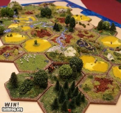 Settlers of Catan IRL WIN