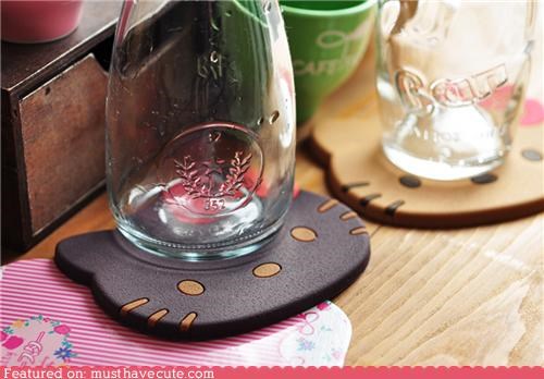 Hello Kitty Cookie Cup Coaster