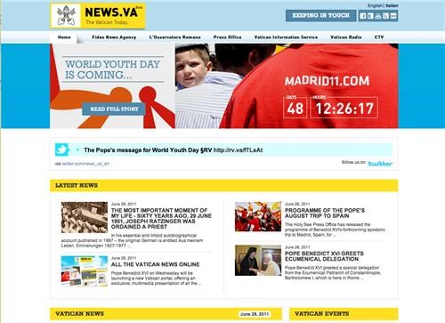 Vatican Web Portal of the Day