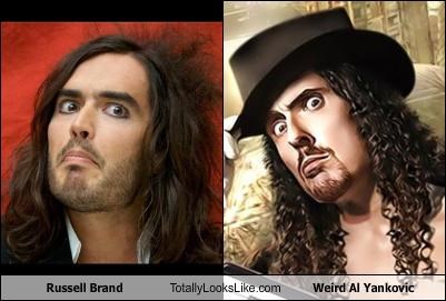 Russell Brand Totally Looks Like Weird Al Yankovic