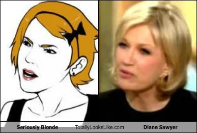 Seriously Blonde Totally Looks Like Diane Sawyer