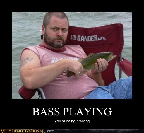 BASS PLAYING
