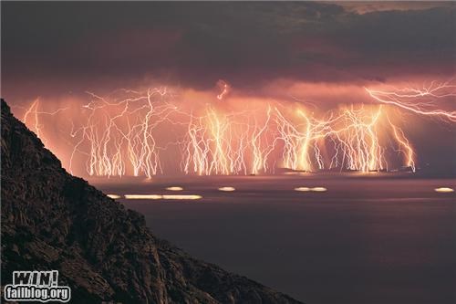 Mother Nature FTW: Lightning Storm Party