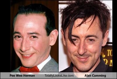 Pee Wee Herman (Paul Reubens) Totally Looks Like Alan Cumming