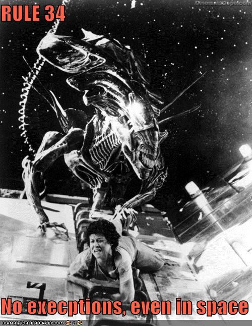 RULE 34  On A Xenomorph?