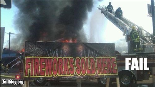 Fireworks Stand FAIL