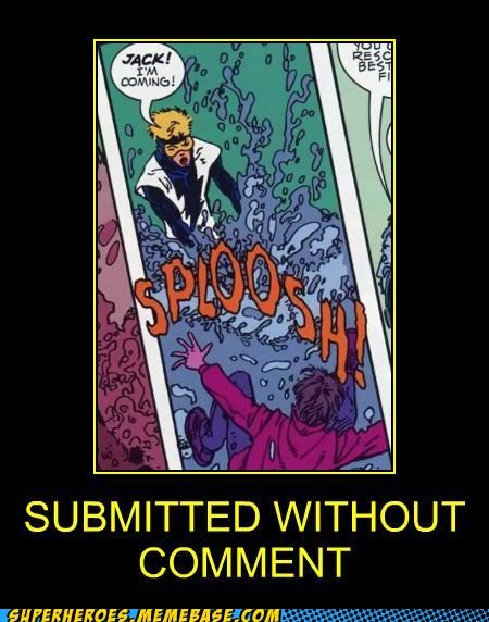 Booster Gold Splooshes...Blue?