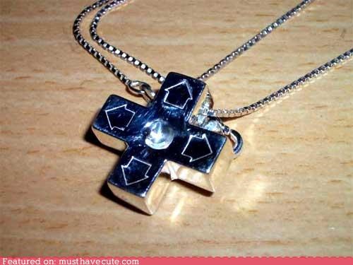 Nintendo Controller Button Necklace