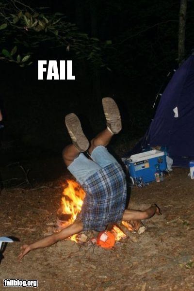 Fire Jumping FAIL