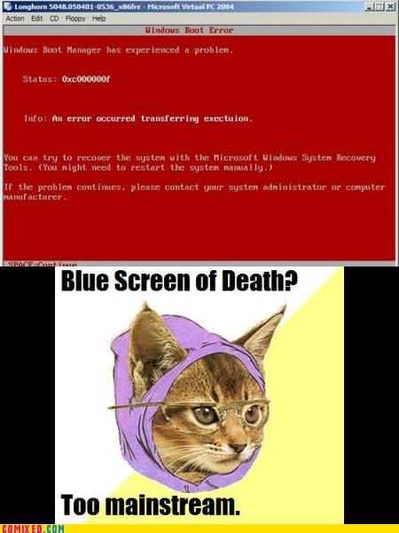 Blue Is Just Too Mainstream