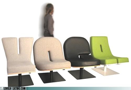 Typographic Chairs