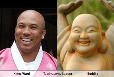 Hines Ward Totally Looks Like Buddha